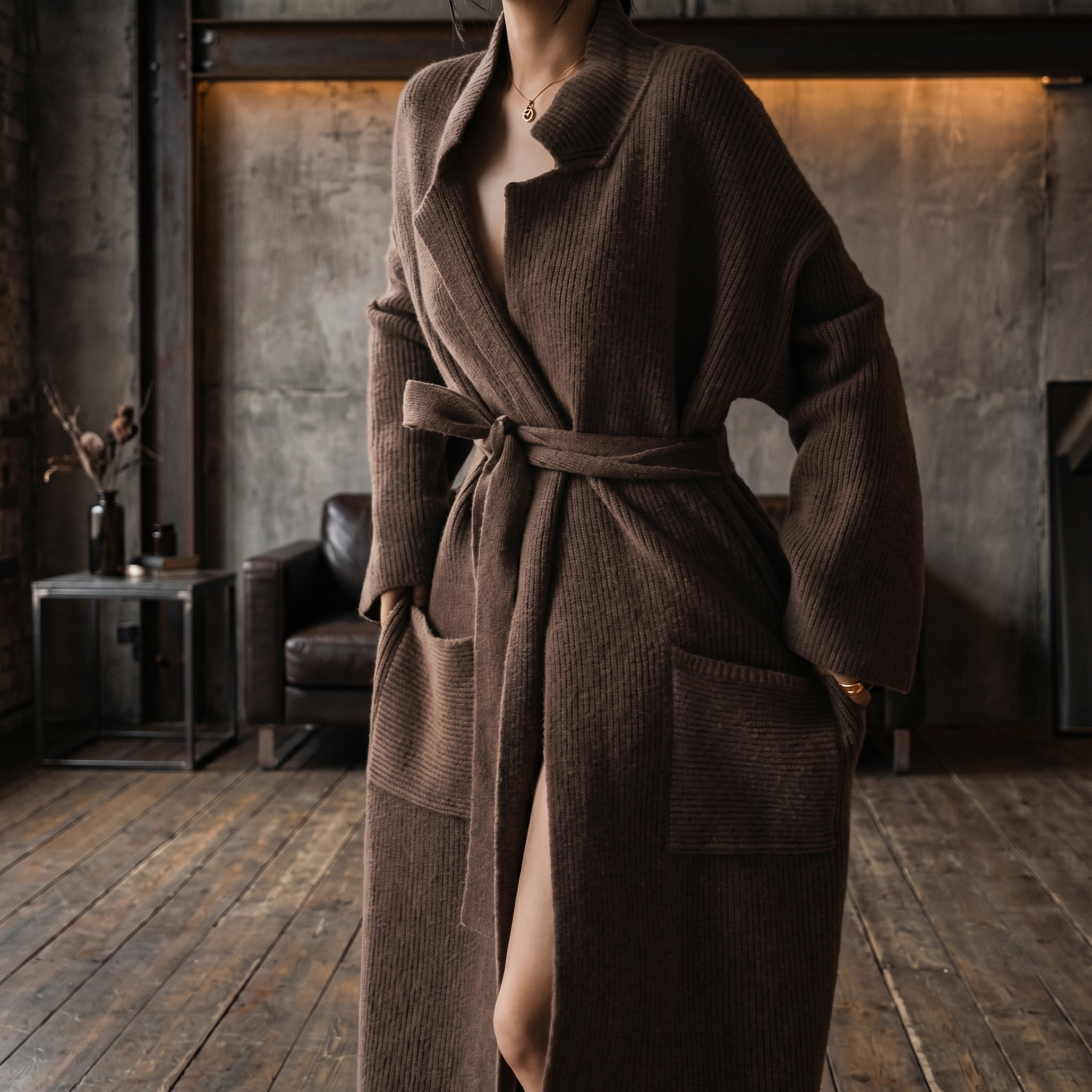 KIM'S | WOMEN'S COAT | LONGLINE | WRAP FRONT