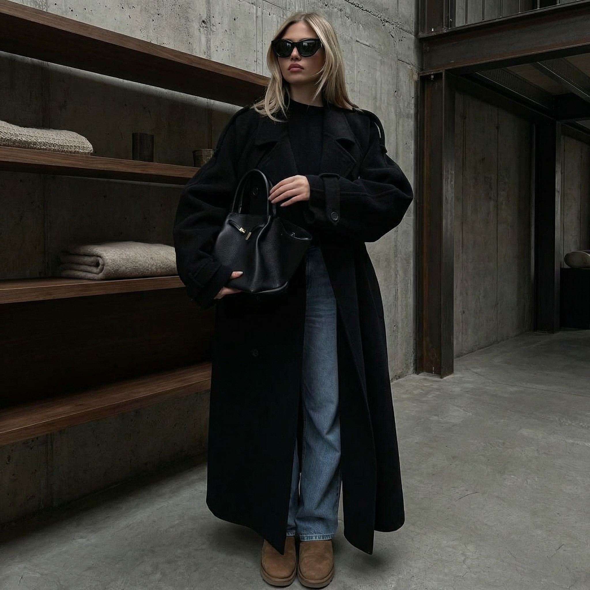 KIM'S | WOMEN'S TRENCH COAT | LONGLINE | OVERSIZED