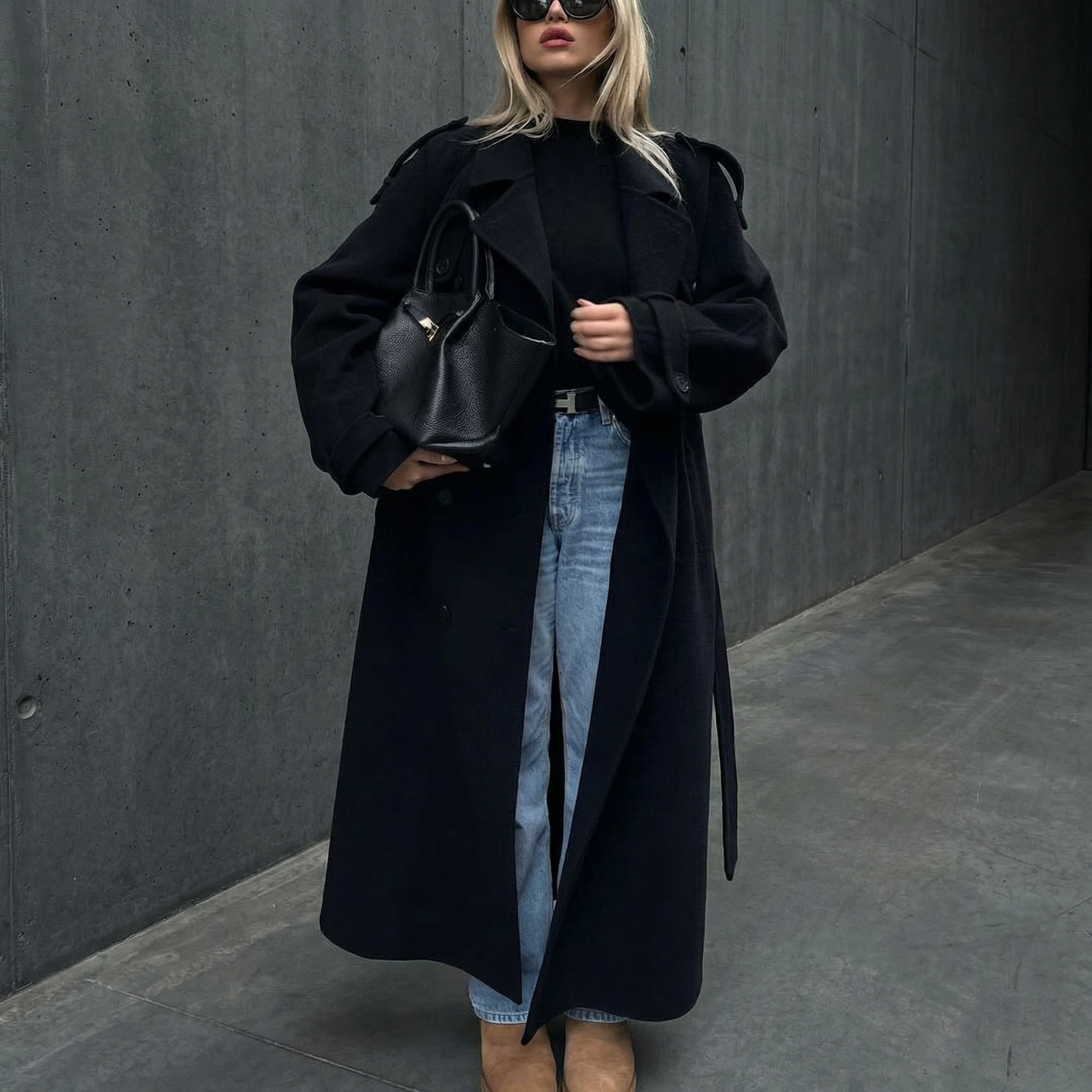 KIM'S | WOMEN'S TRENCH COAT | LONGLINE | OVERSIZED