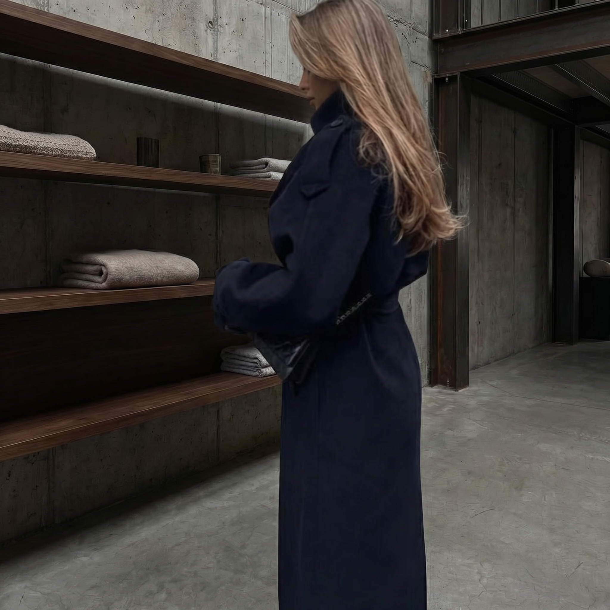 KIM'S | WOMEN'S TRENCH COAT | LONGLINE | OVERSIZED