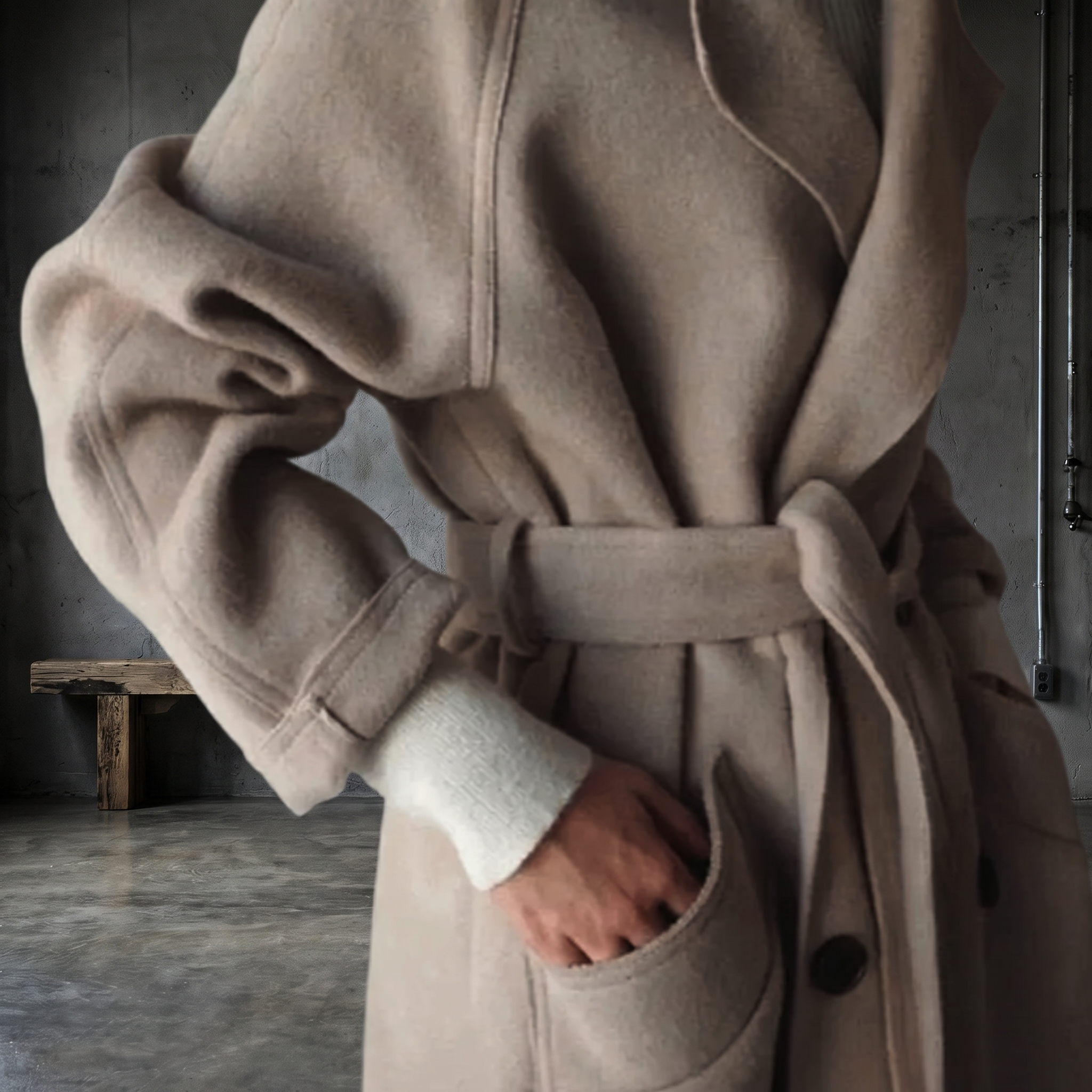 KIM'S | WOMEN'S COAT | LONGLINE | DOUBLE BUTTON