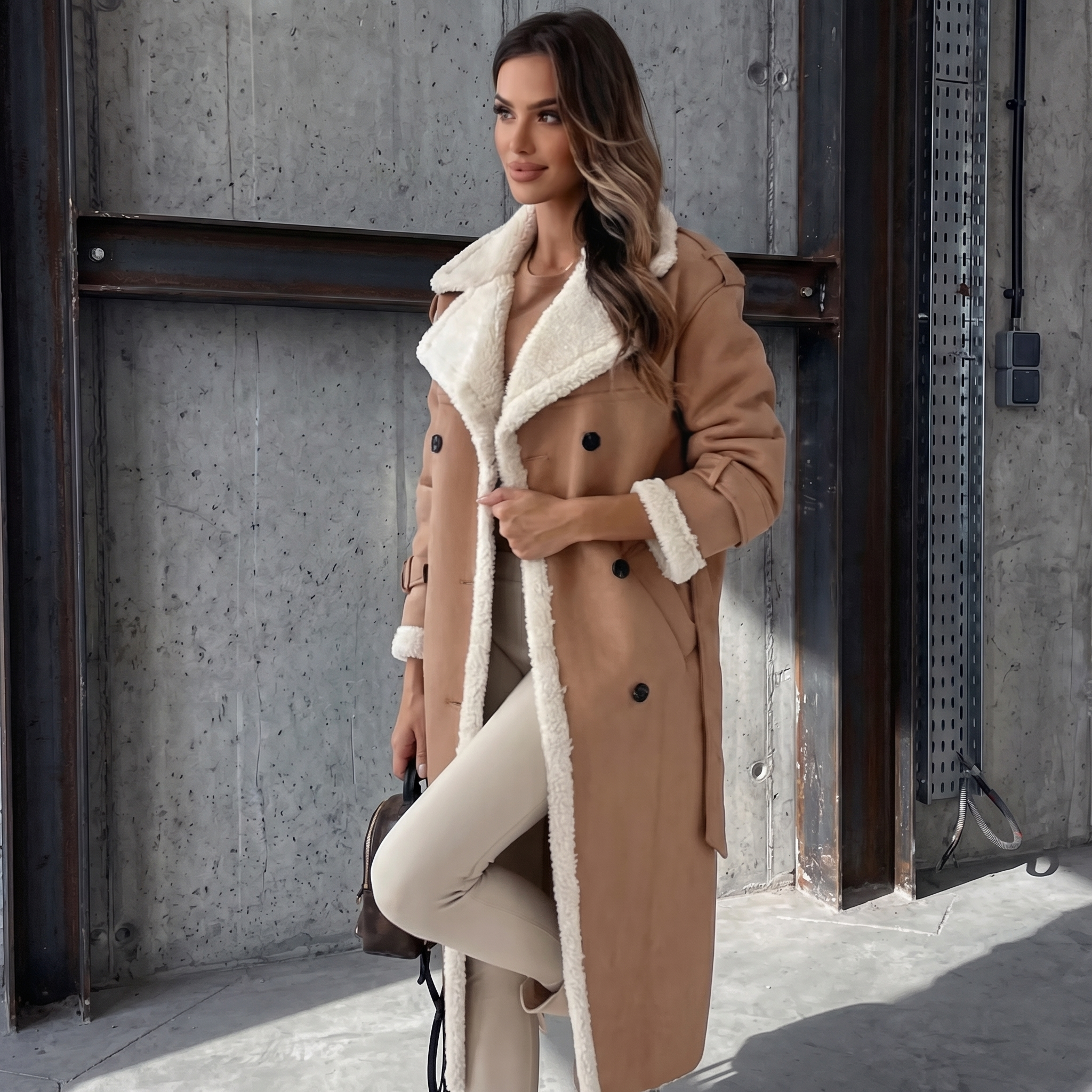 KIM'S | WOMEN'S COAT | LONGLINE | BELTED