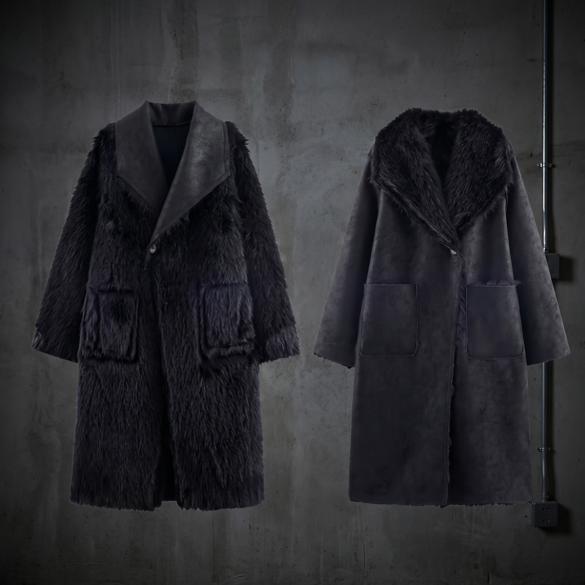 KIM'S | WOMEN'S COAT | REVERSIBLE | LONGLINE