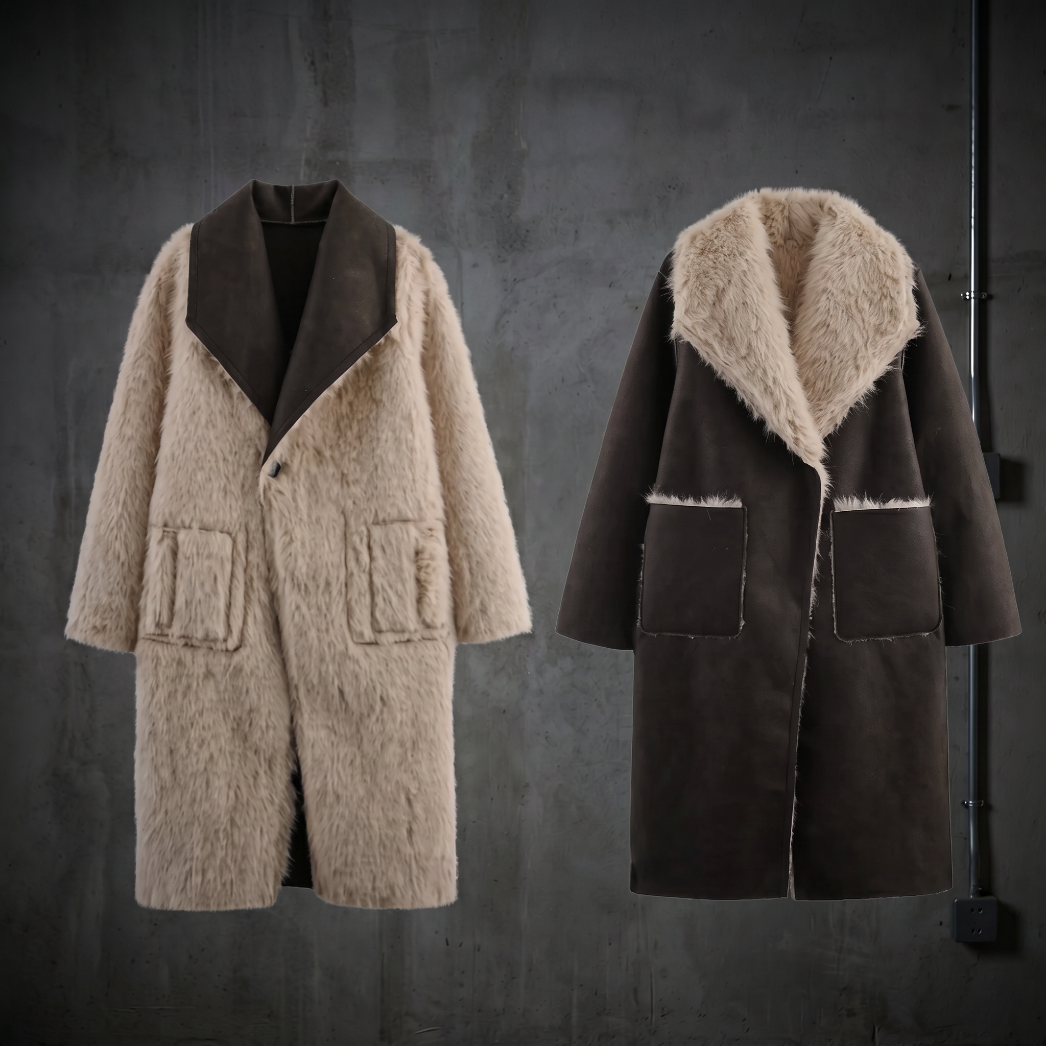 KIM'S | WOMEN'S COAT | REVERSIBLE | LONGLINE