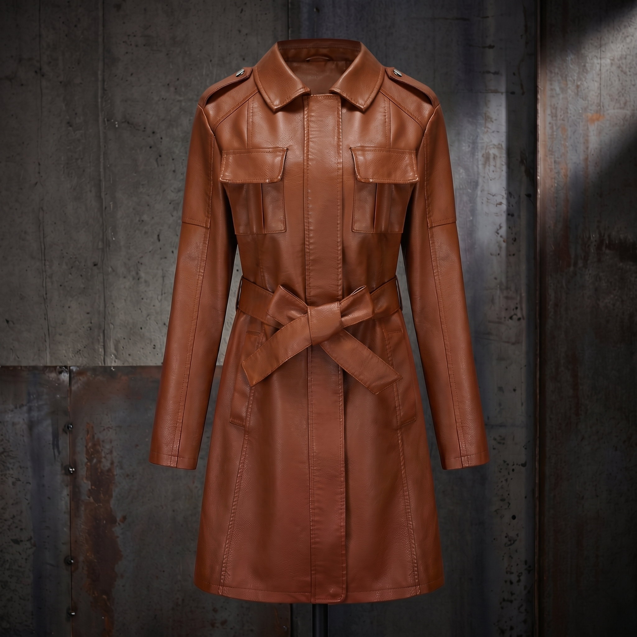 KIM'S | WOMEN'S COAT | BELTED | LONGLINE
