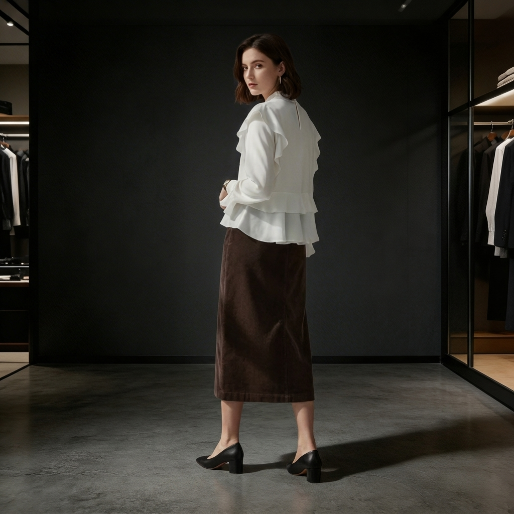 Kim's | WOMEN'S SKIRT | MIDI | CORDUROY