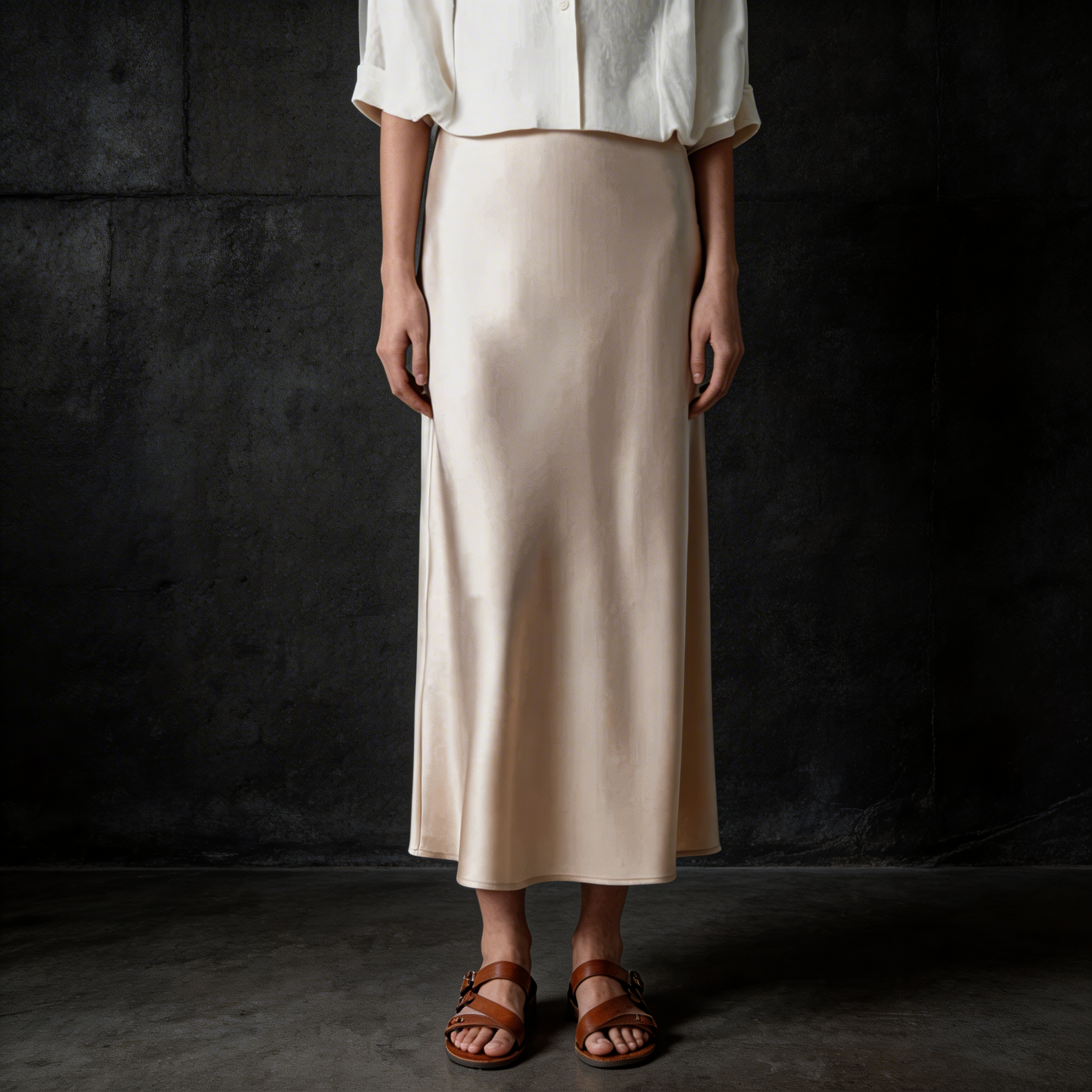 Kim's | WOMEN'S SKIRT | MIDI | SILK