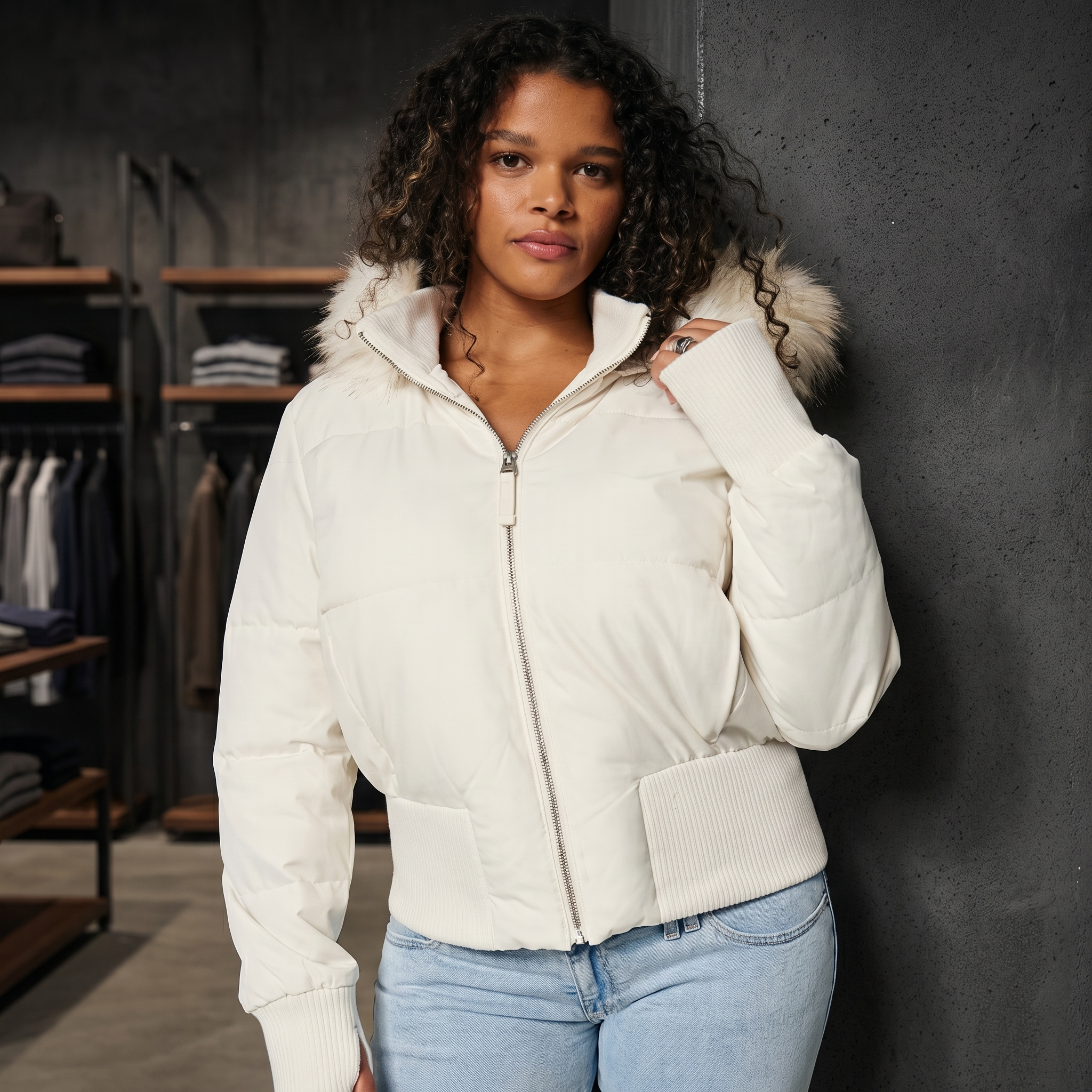 KIM'S | WOMEN'S PUFFER JACKET | HOODED | QUILTED
