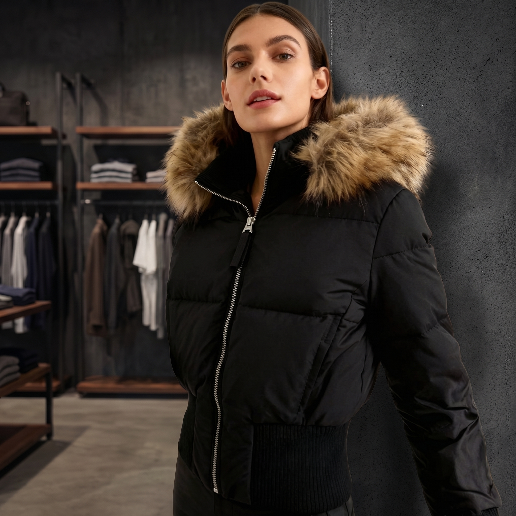 KIM'S | WOMEN'S PUFFER JACKET | HOODED | QUILTED