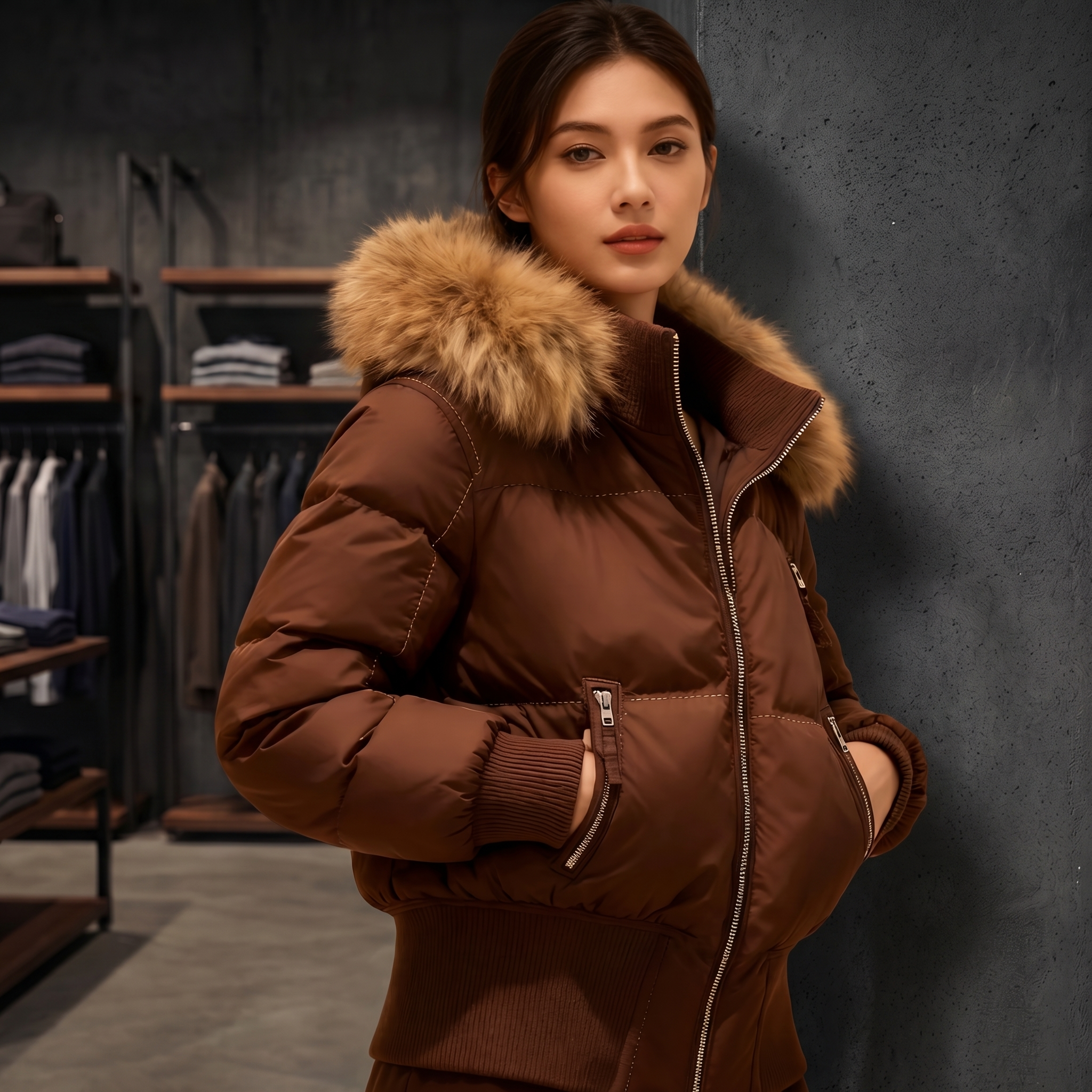 KIM'S | WOMEN'S PUFFER JACKET | HOODED | QUILTED