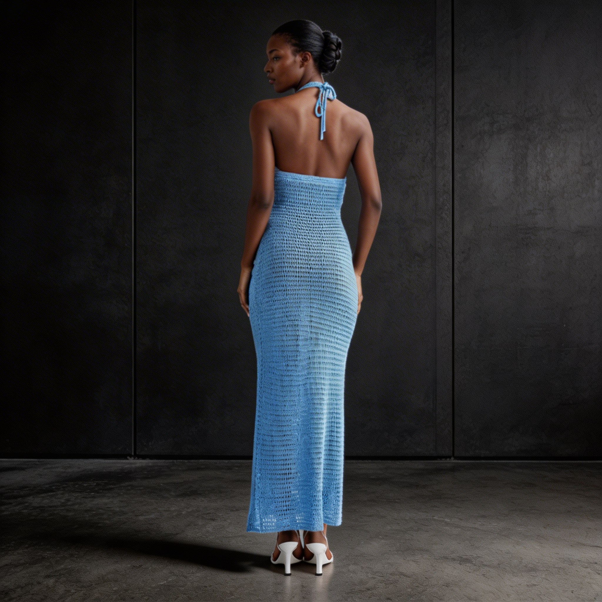 Kim's | WOMEN'S DRESS | MAXI | CROCHET HALTER