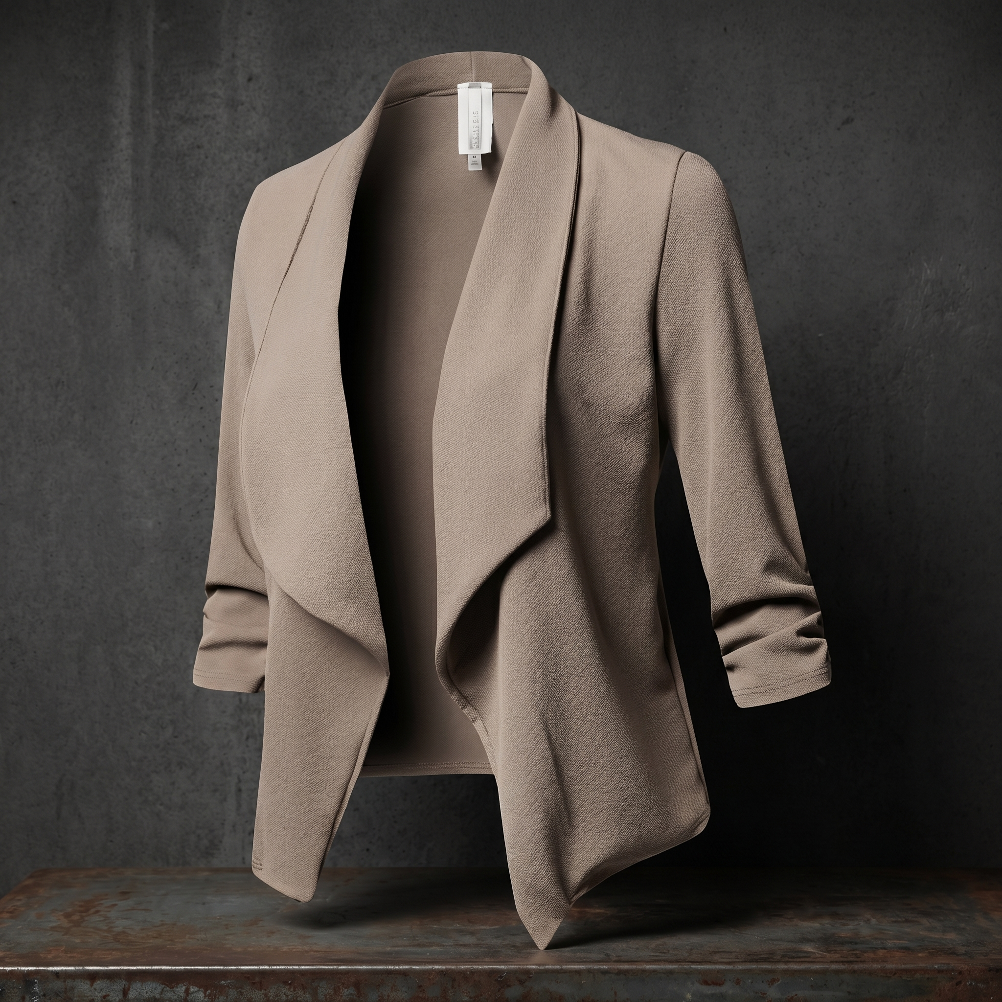 KIM'S | WOMEN'S BLAZER | DRAPE FRONT | OPEN FRONT