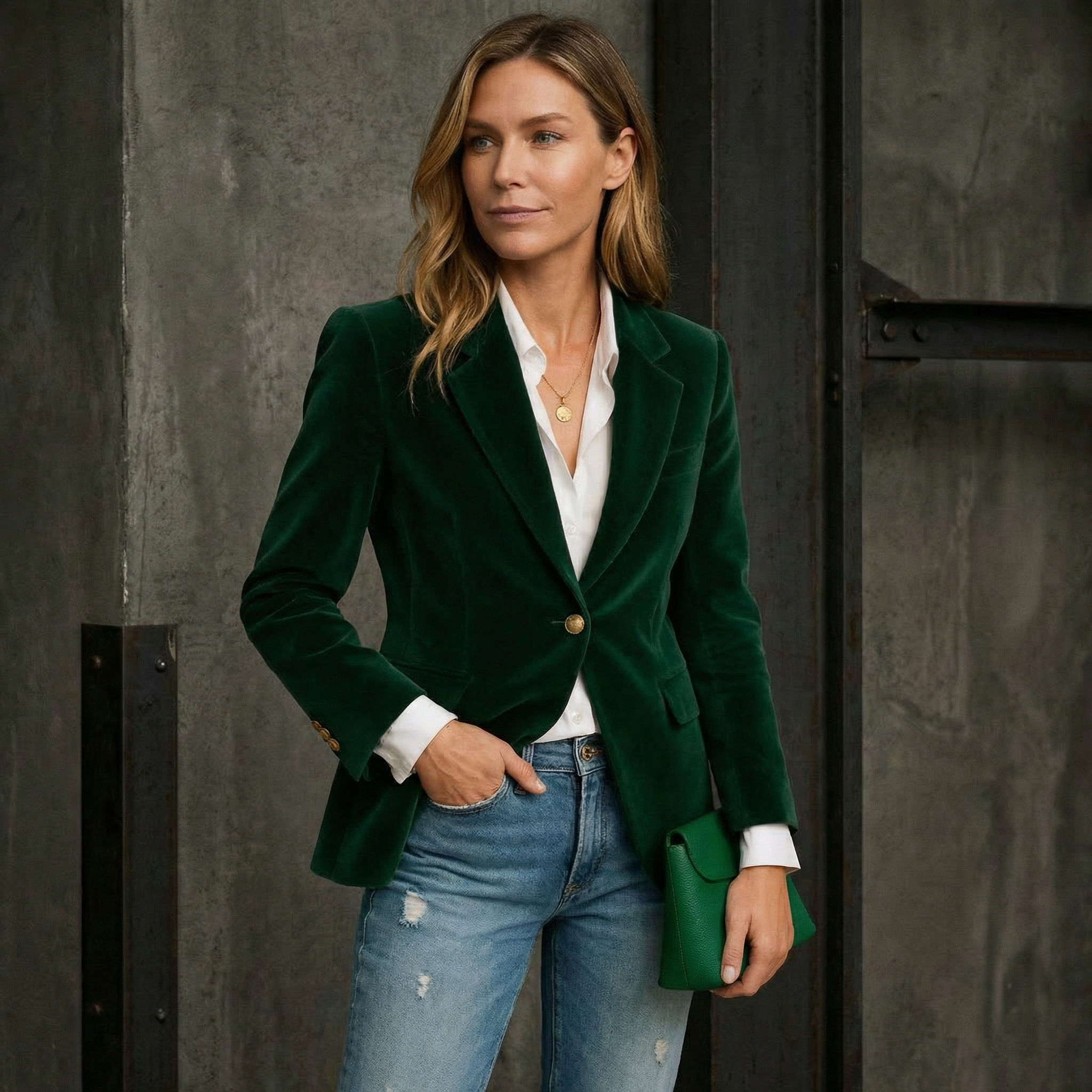 KIM'S | WOMEN'S BLAZER | BUTTON FRONT | EVENING