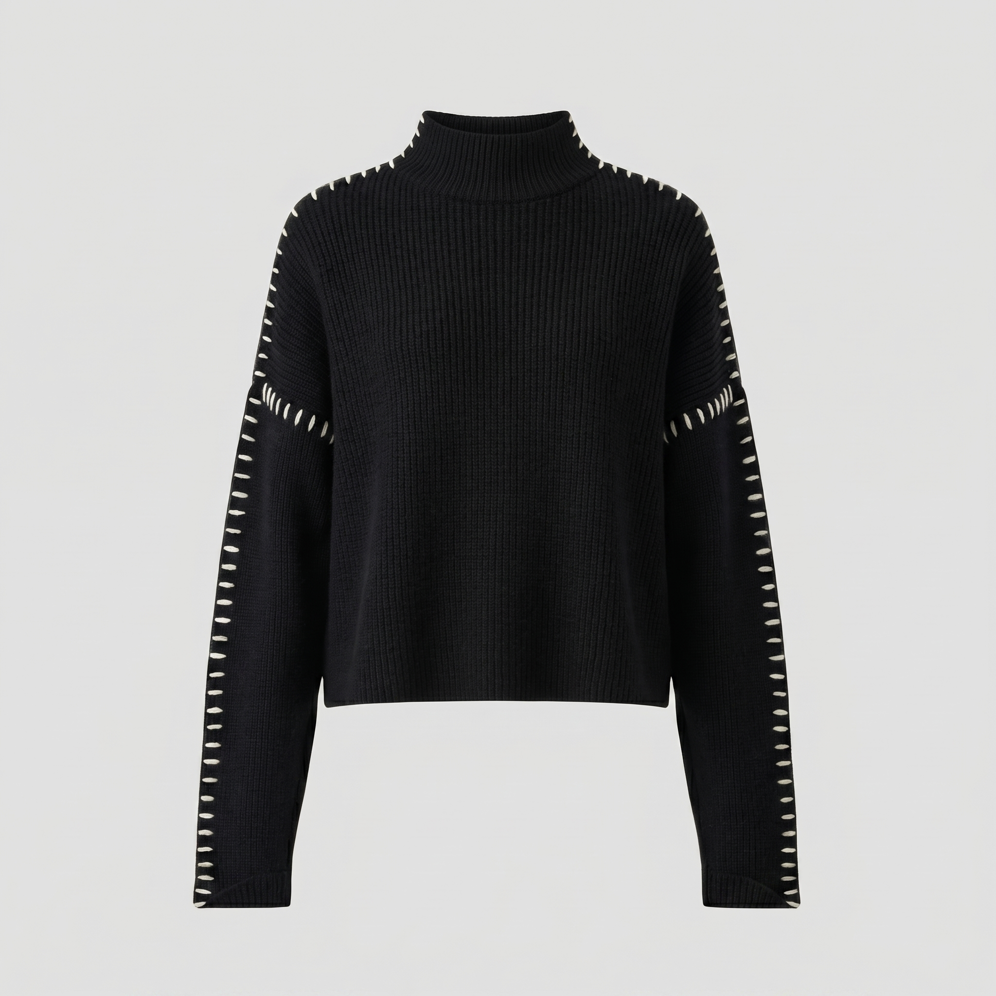 KIM'S | WOMEN'S SWEATER | RIBBED | STITCH DETAIL