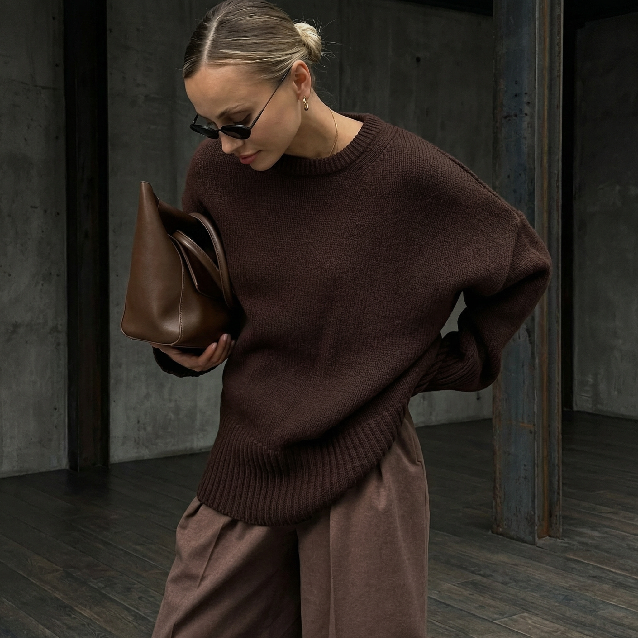 KIM'S | WOMEN'S SWEATER | DROPPED SHOULDER | OVERSIZED