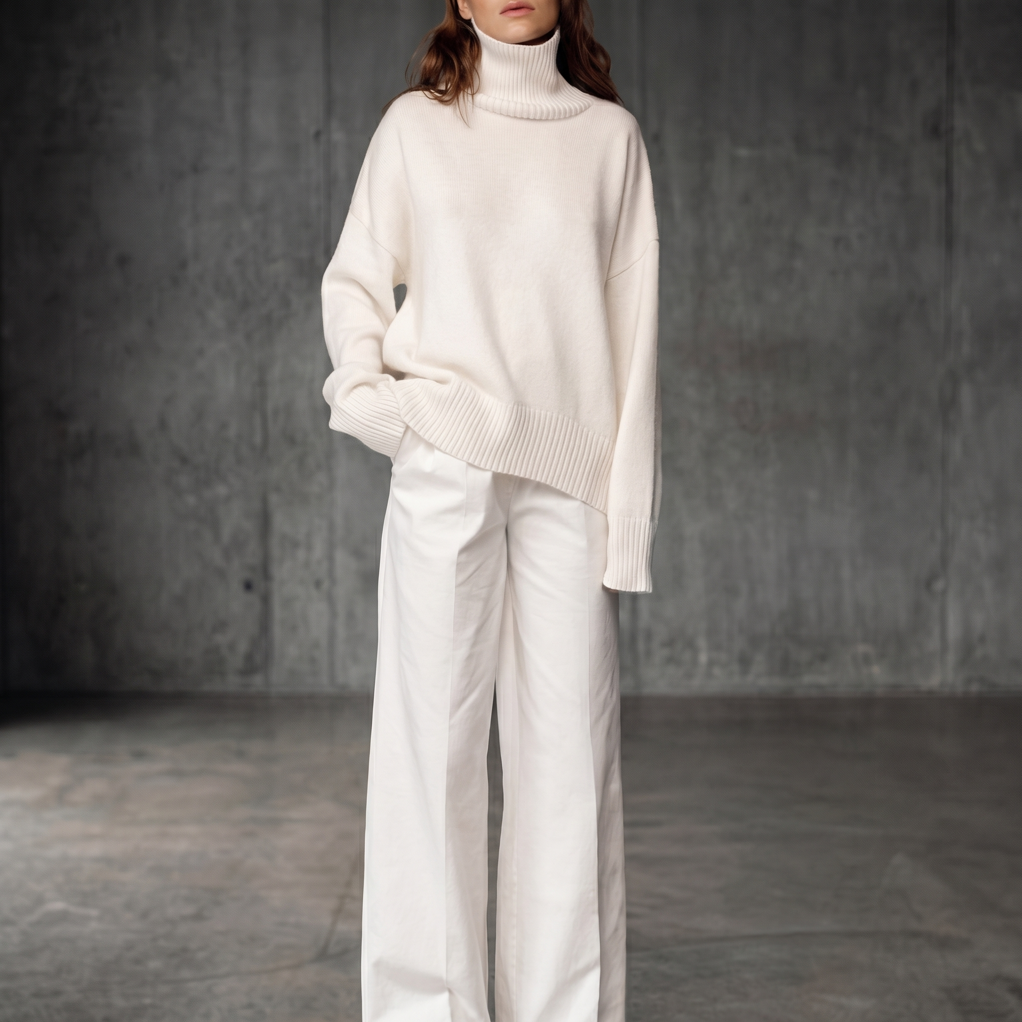 KIM'S | WOMEN'S SWEATER | TURTLENECK | OVERSIZED