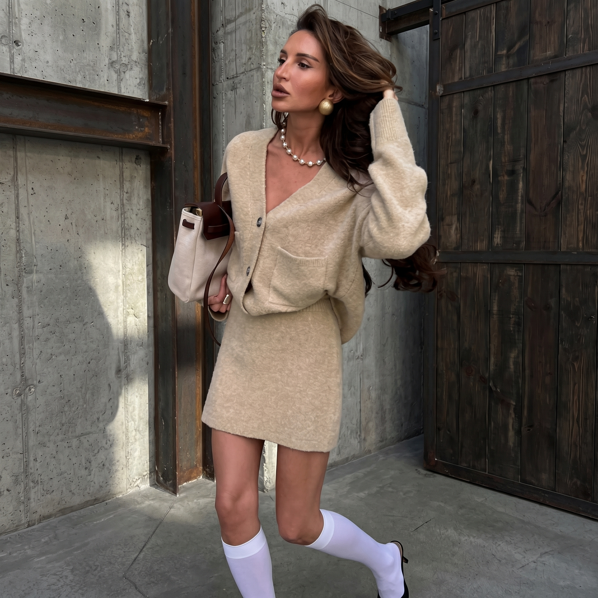 KIM'S | WOMEN'S SET | TWO PIECE | CARDIGAN MINI
