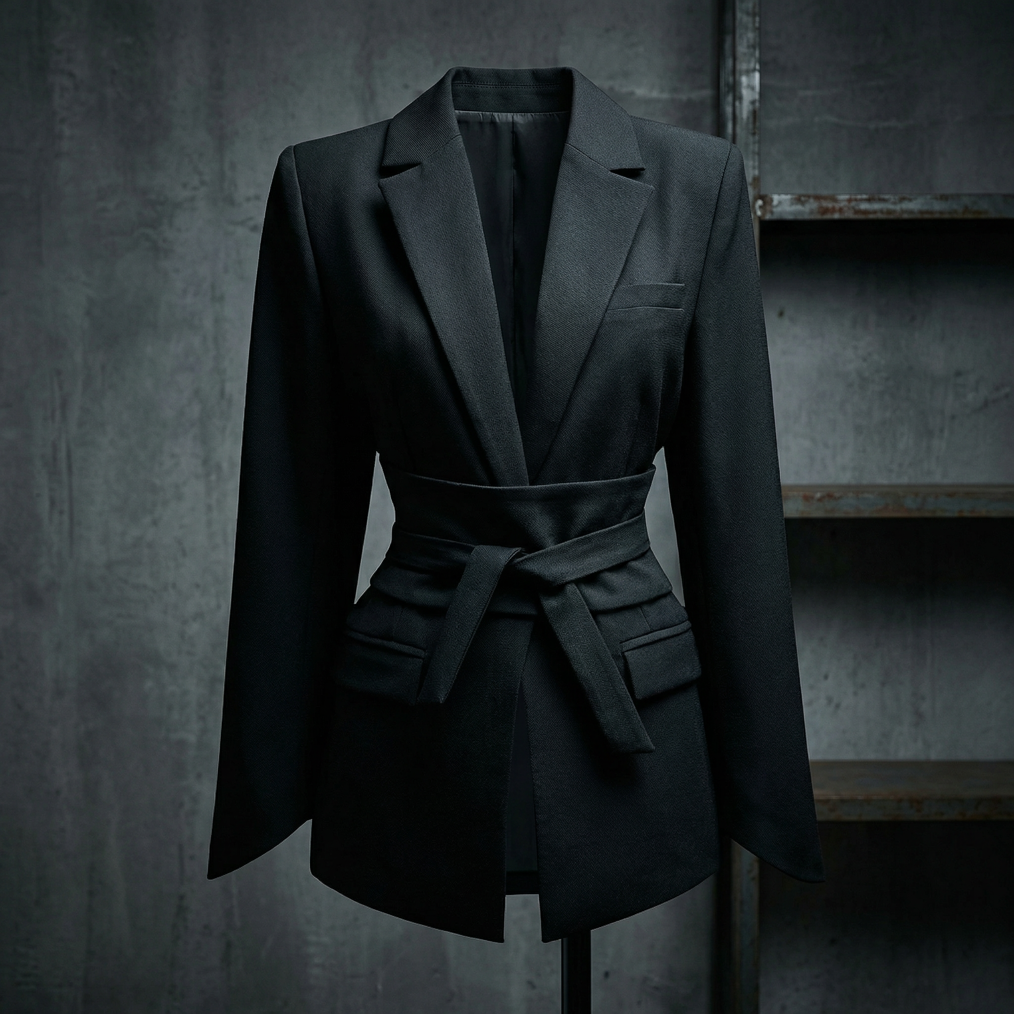 KIM'S | WOMEN'S BLAZER | BELTED | LAPEL