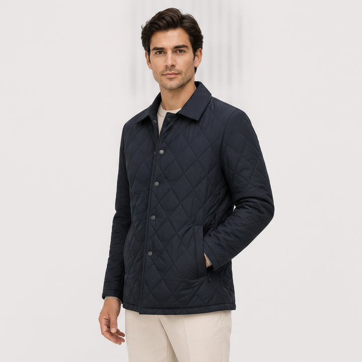Diamond Quilted Jacket | Men&