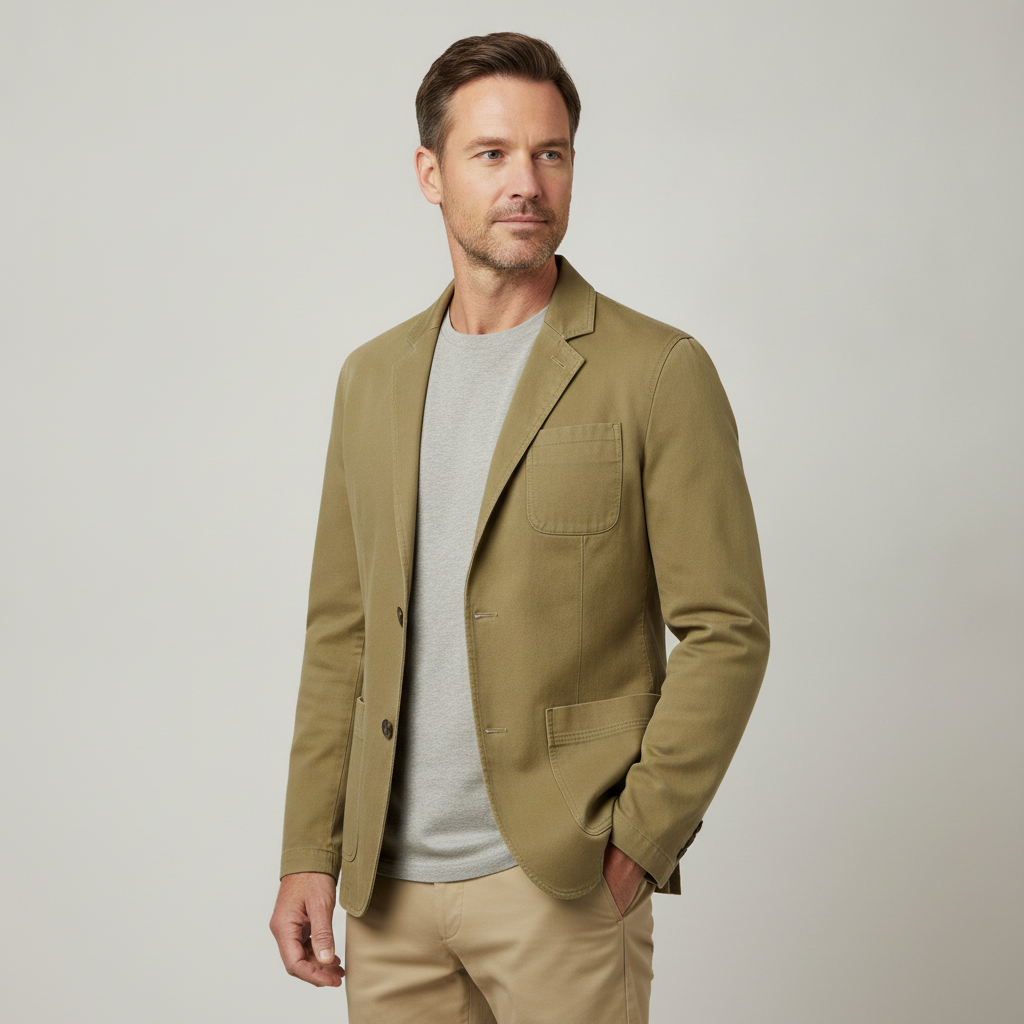 Men's Blazer | Single-Breasted Slim Fit Sport Coat