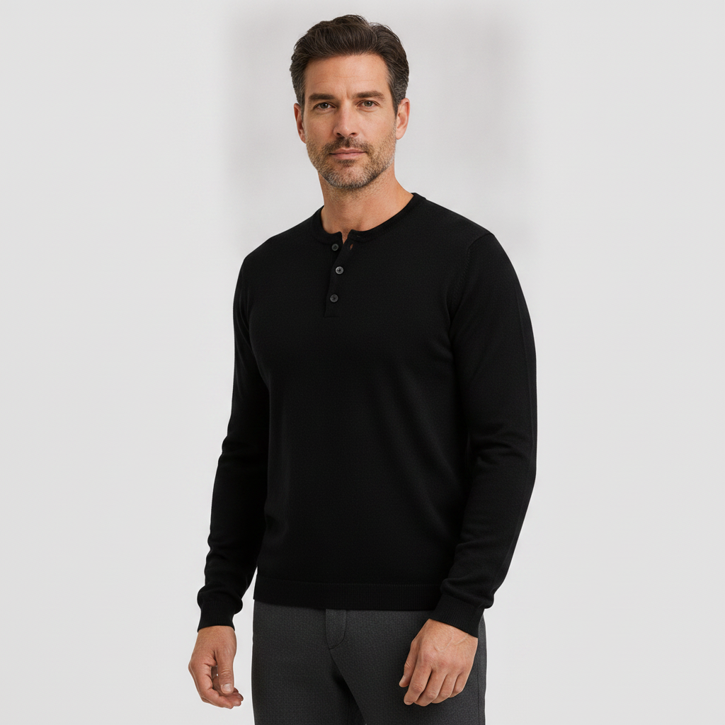 Men's Lightweight Sweater | Cotton Blend Everyday Knit
