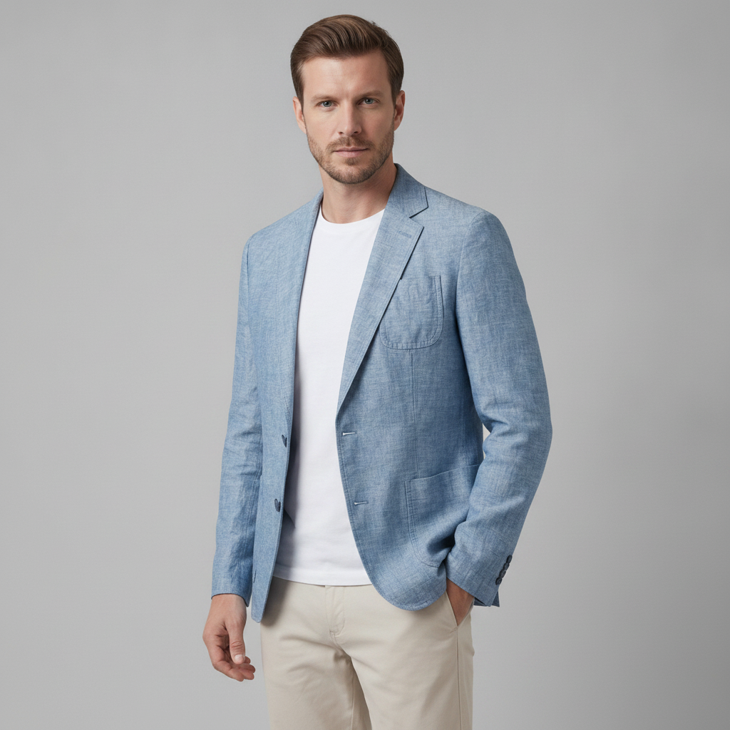 Men's Linen Blazer | Lightweight Summer Jacket