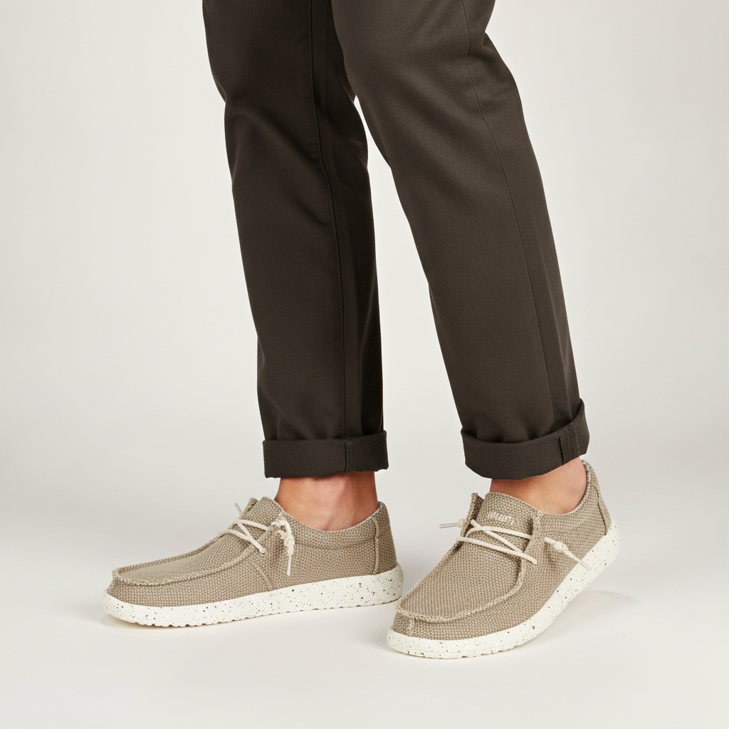 Men's Slip-On Loafers | Lightweight Fabric Walking Shoes