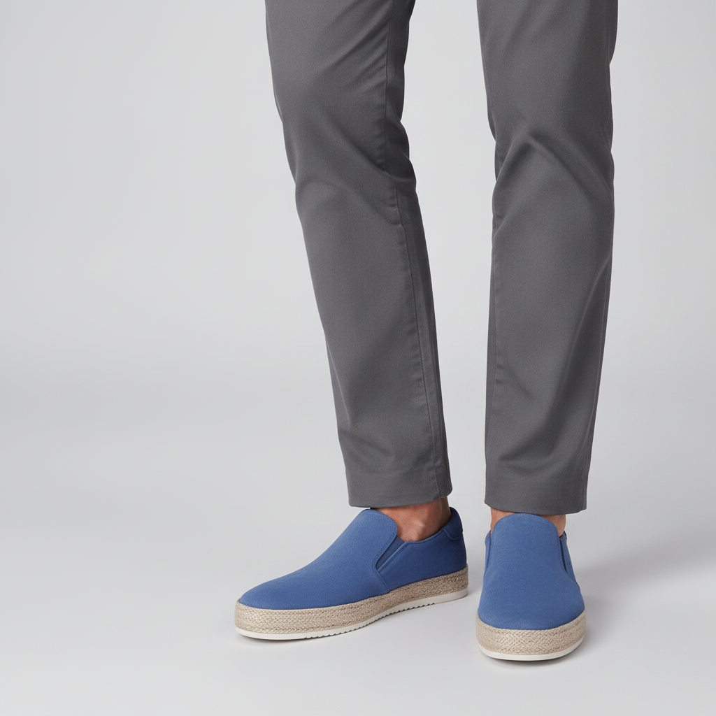 Men's Suede Slip-On Loafers | Refined Seaside Footwear