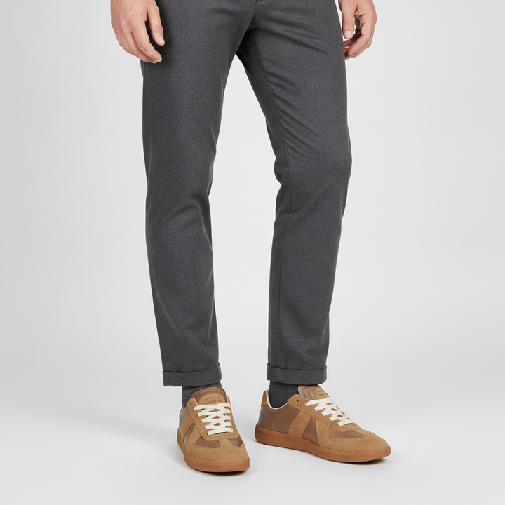Retro Suede Sneakers | Thick-Sole Men&