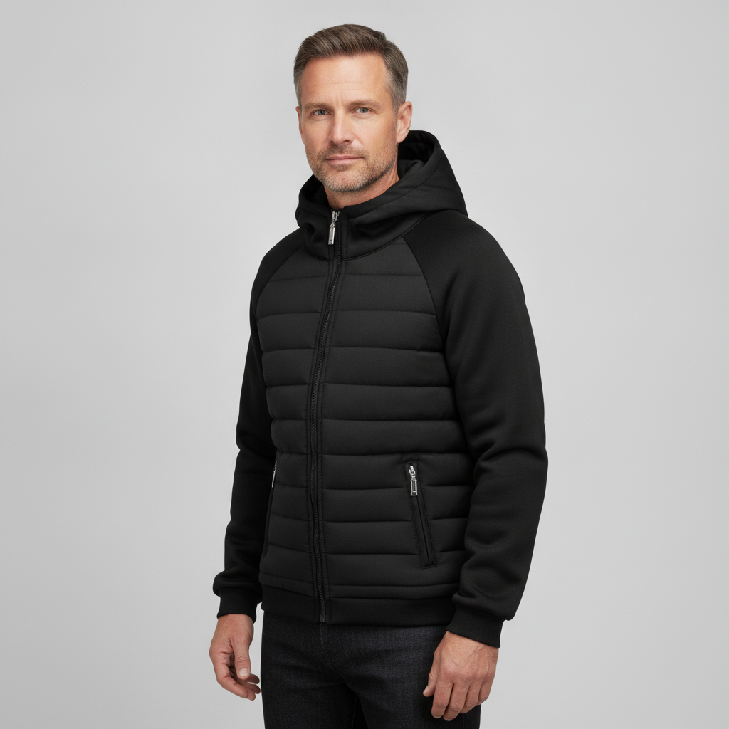 Veroux | Men's Hooded Cotton Jacket