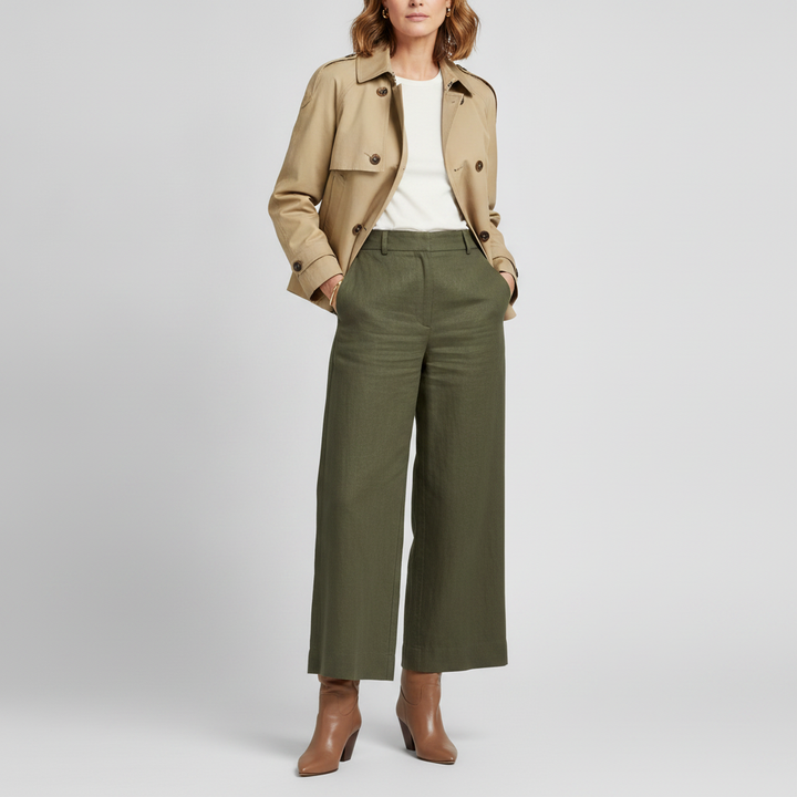 Ancienne Monde | Belted Short Trench Coat