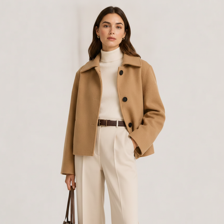 Button Front Jacket | Relaxed Fit Timeless Outerwear