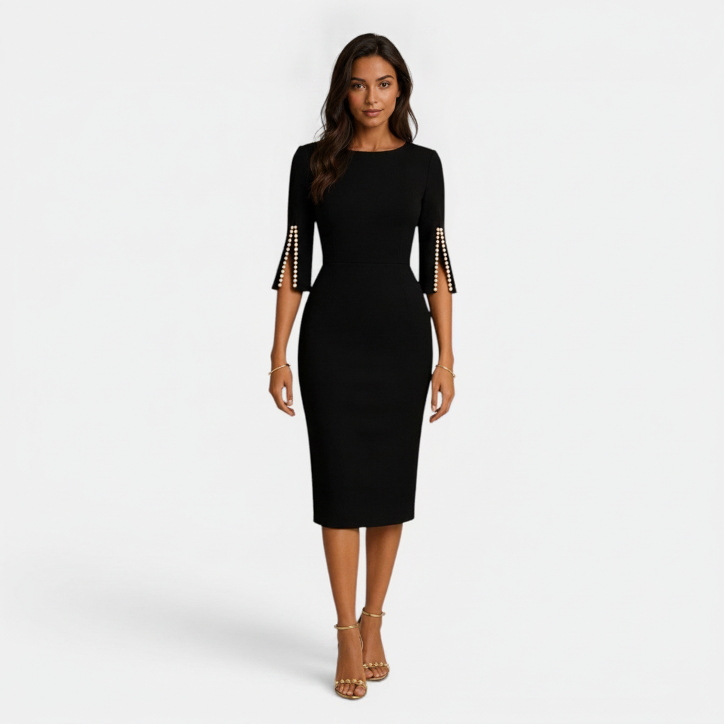 Tailored Midi Dress | Refined Business and Formal Wear