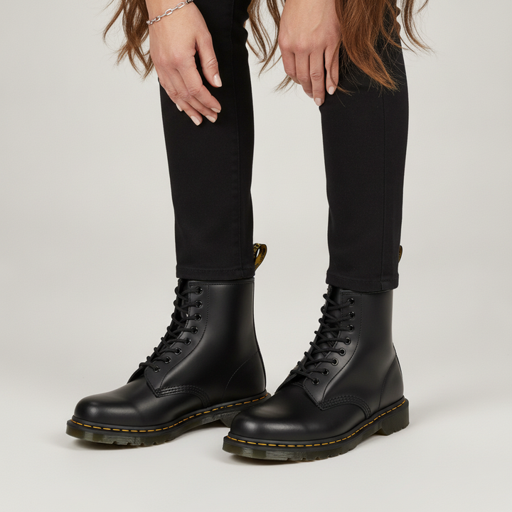 Trendy | Genuine Leather Ankle Boots with Thick Sole