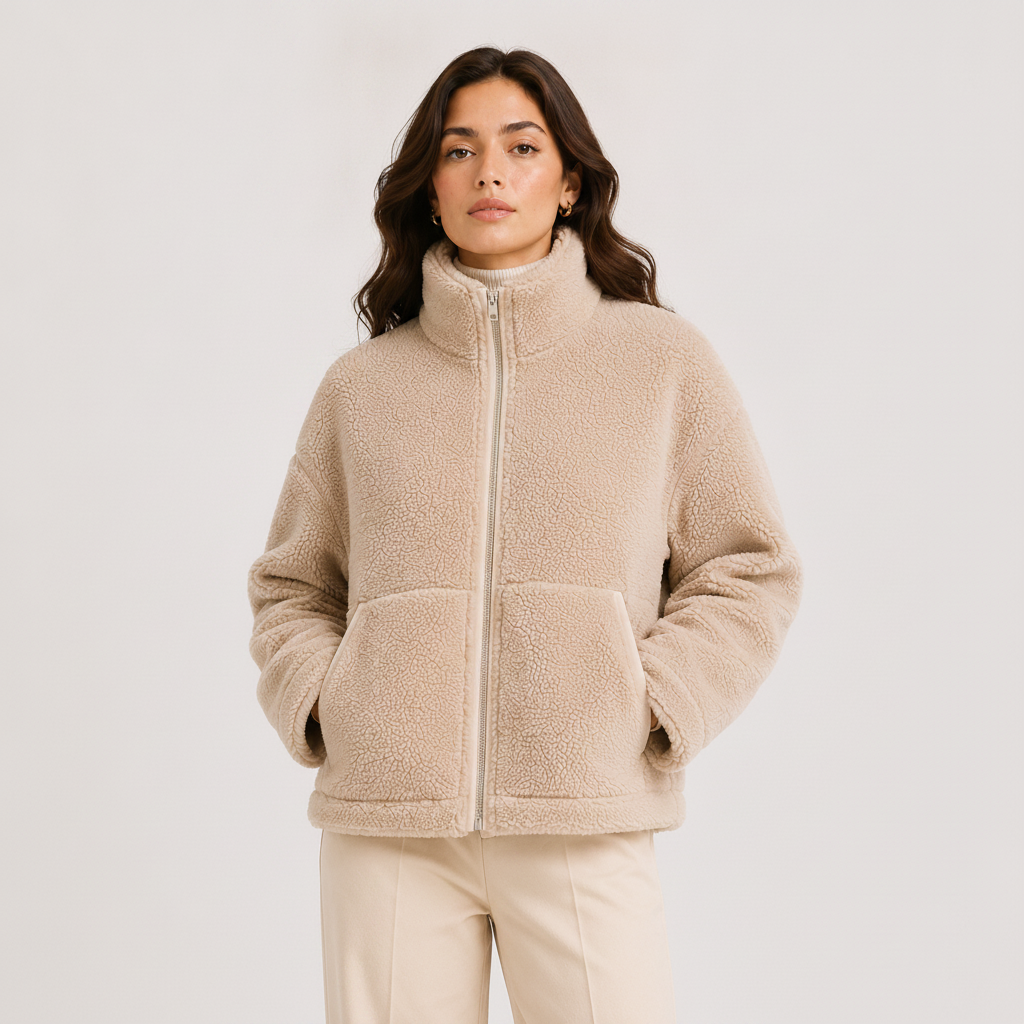 Women's Classic Fleece Jacket | Cozy Refined Winter Layer