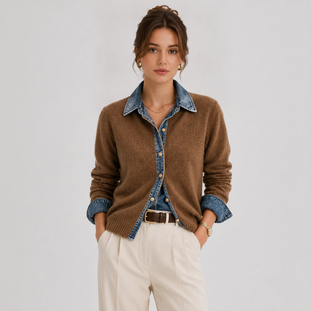 Women's Denim Jacket | Classic Button-Front Everyday Outerwear