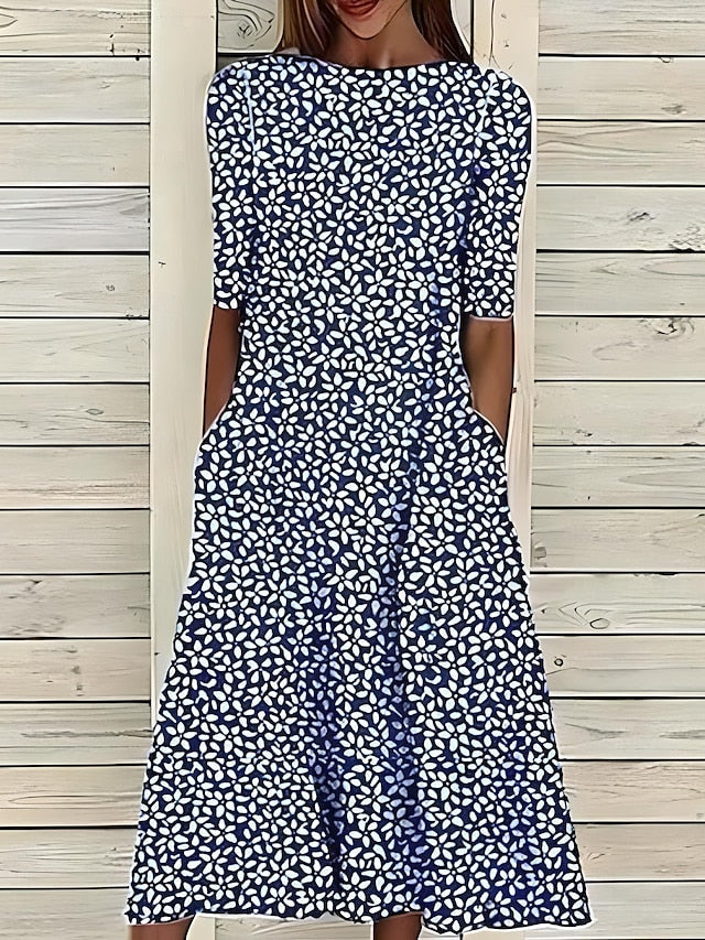 Caitriona | Vestito Maxi Coastal Bloom-